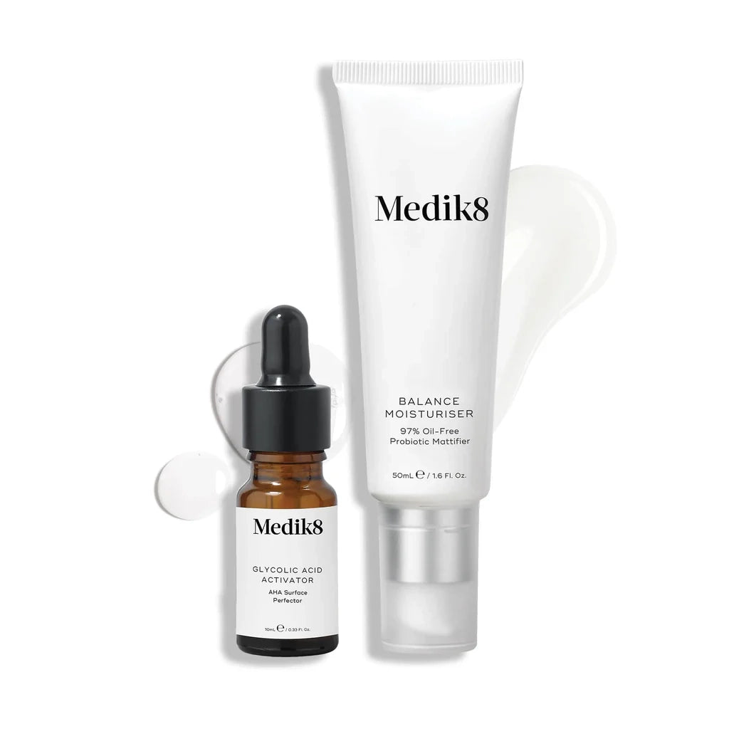 Medik8 Balance Moisturiser & Glycolic Acid Activator - M8cosmetics.nl