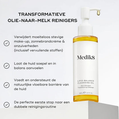 Medik8 Lipid - Balance Cleansing Oil - M8cosmetics.nl
