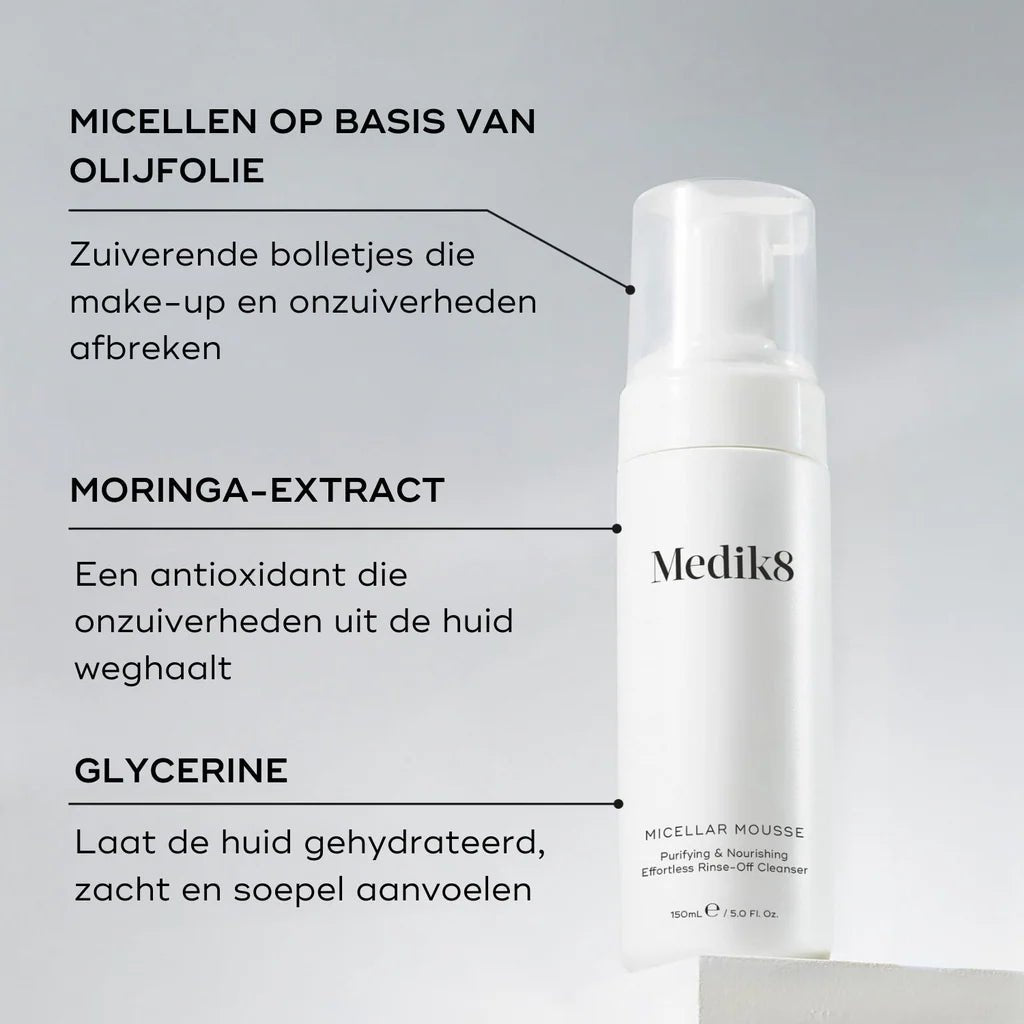 Medik8 Micellar Mousse - M8cosmetics.nl